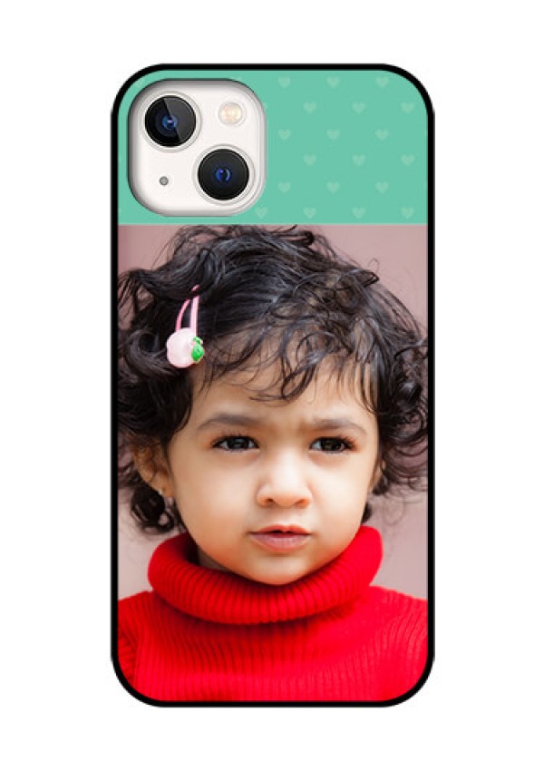 iPhone 13 Custom Glass Phone Case - Lovers Picture Design
