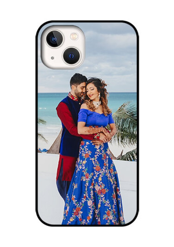 iPhone 13 Photo Printing on Glass Case - Upload Full Picture Design