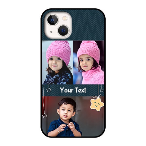 iPhone 13 Custom Glass Mobile Case - Hanging Stars Design