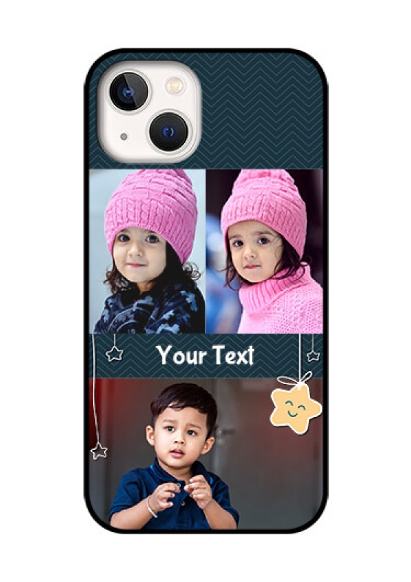 iPhone 13 Custom Glass Mobile Case - Hanging Stars Design