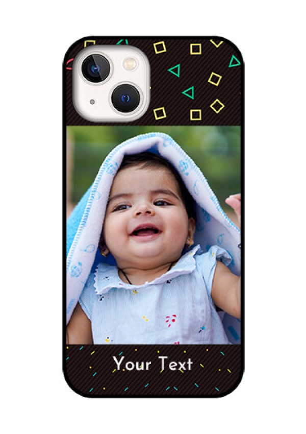 iPhone 13 Custom Glass Phone Case - with confetti birthday design