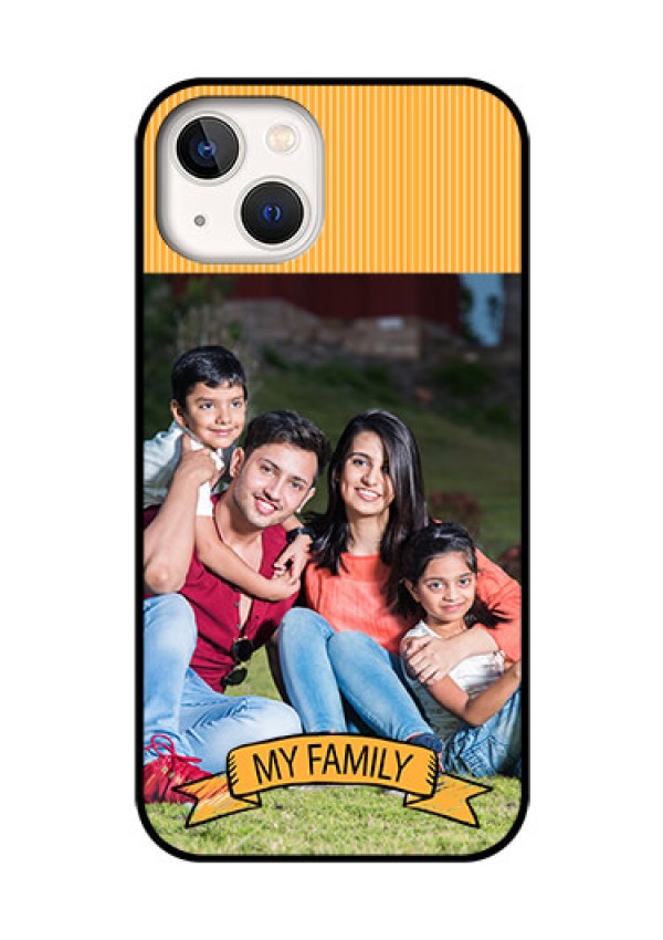 iPhone 13 Custom Glass Phone Case - My Family Design