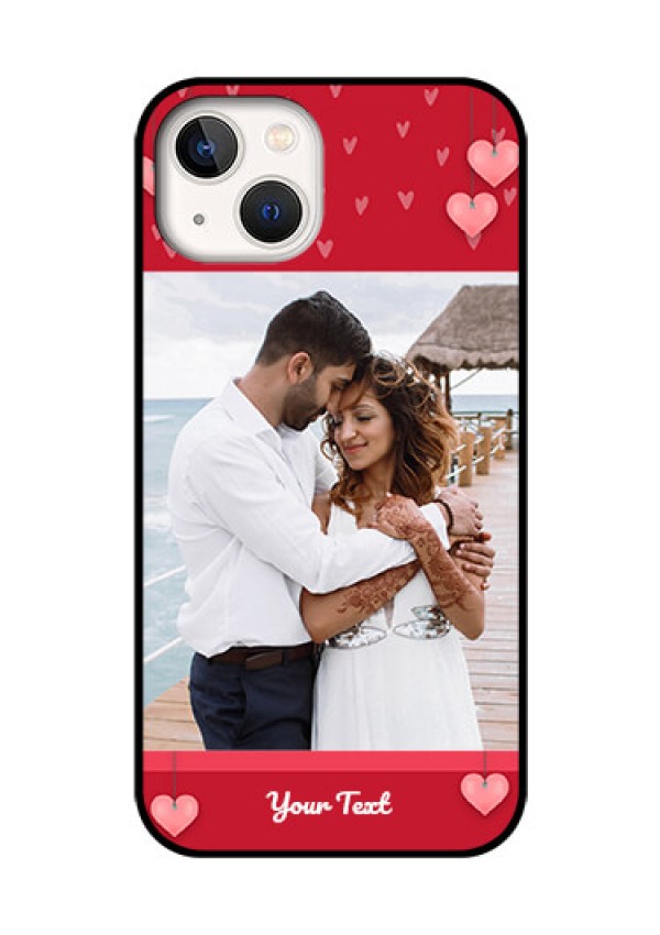 iPhone 13 Custom Glass Phone Case - Valentines Day Design