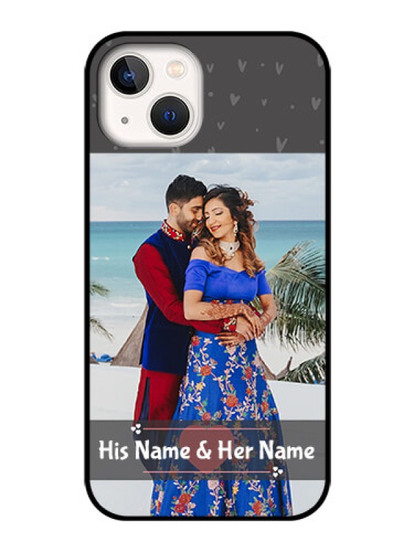 Custom iPhone 13 Custom Glass Mobile Case - Buy Love Design with Photo Online
