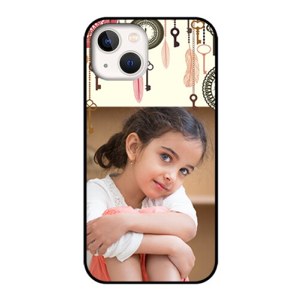 iPhone 13 Custom Glass Mobile Case - Boho Style Design