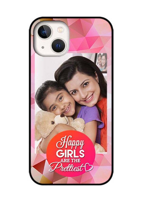 iPhone 13 Photo Printing on Glass Case - Abstract Triangle Design