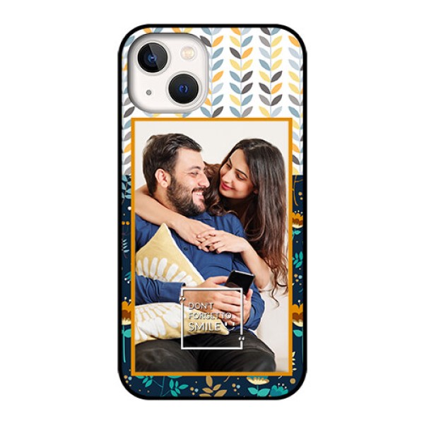 iPhone 13 Custom Glass Mobile Case - Pattern Design