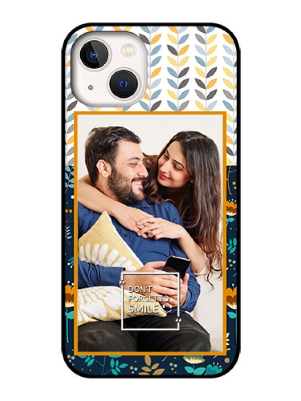 Custom iPhone 13 Custom Glass Mobile Case - Pattern Design