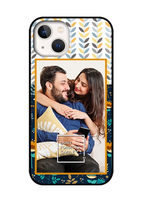 iPhone 13 Custom Glass Mobile Case - Pattern Design