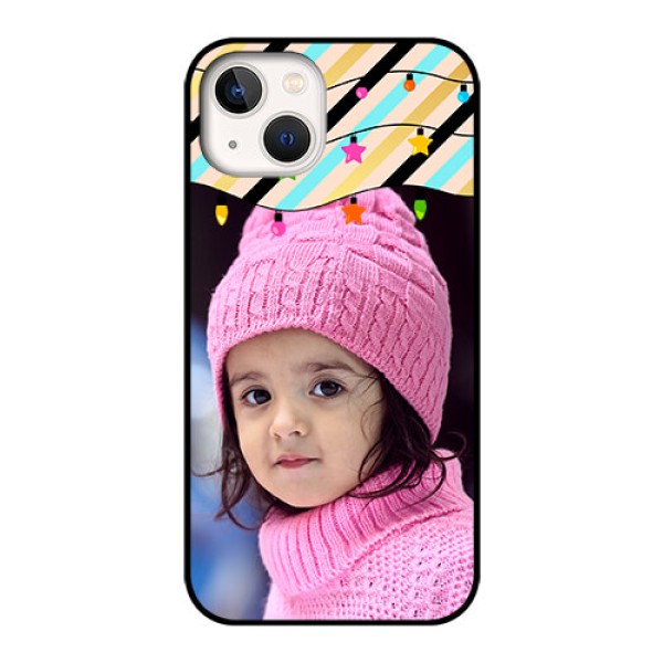 iPhone 13 Custom Glass Mobile Case - Lights Hanging Design
