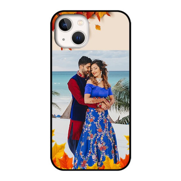 iPhone 13 Photo Printing on Glass Case - Autumn Maple Leaves Design iPhone 13 Photo Printing on Glass Case - Autumn Maple Leaves Design