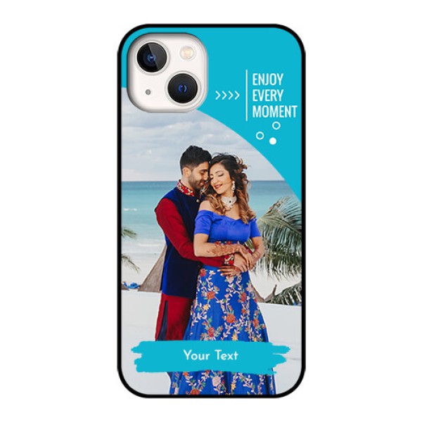 iPhone 13 Custom Glass Mobile Case - Happy Moment Design