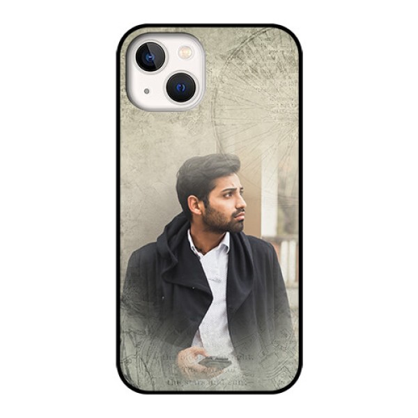 iPhone 13 Custom Glass Phone Case - with vintage design