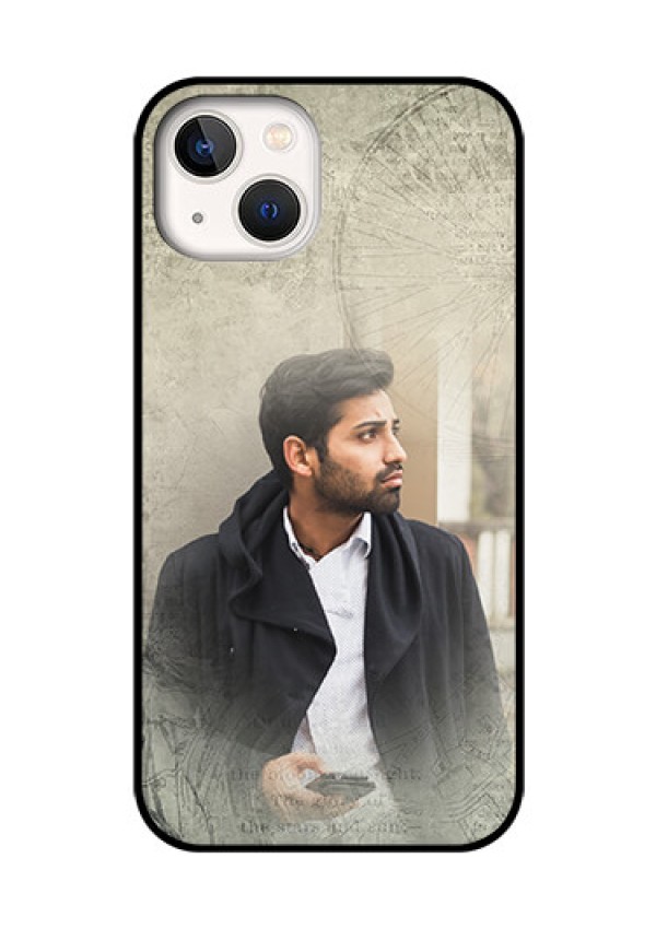 iPhone 13 Custom Glass Phone Case - with vintage design