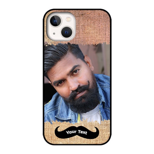 iPhone 13 Personalized Glass Phone Case - with Texture Design