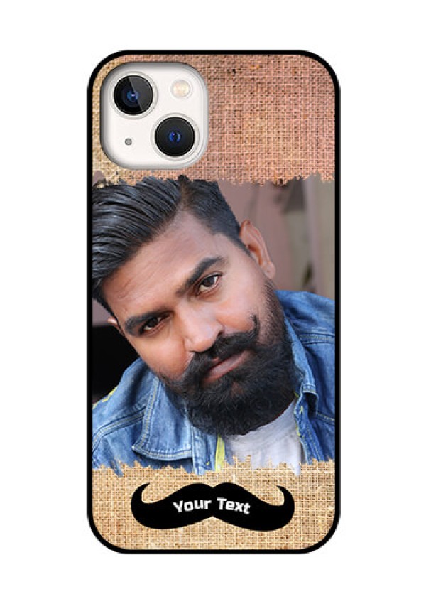 iPhone 13 Personalized Glass Phone Case - with Texture Design