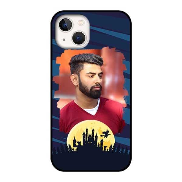 iPhone 13 Photo Printing on Glass Case - Halloween Witch Design