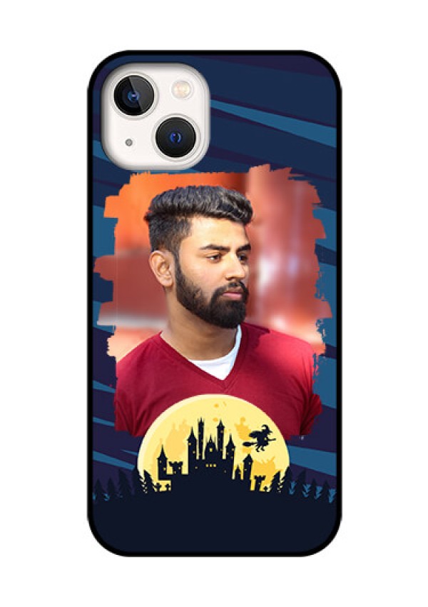 iPhone 13 Photo Printing on Glass Case - Halloween Witch Design