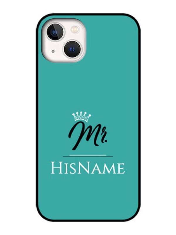 Custom iPhone 13 Custom Glass Phone Case Mr with Name