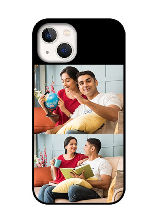 iPhone 13 2 Images on Glass Phone Cover