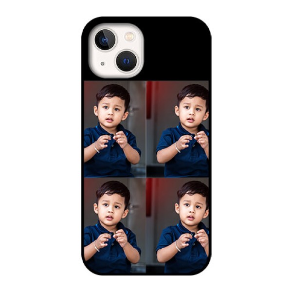 iPhone 13 4 Image Holder on Glass Mobile Cover