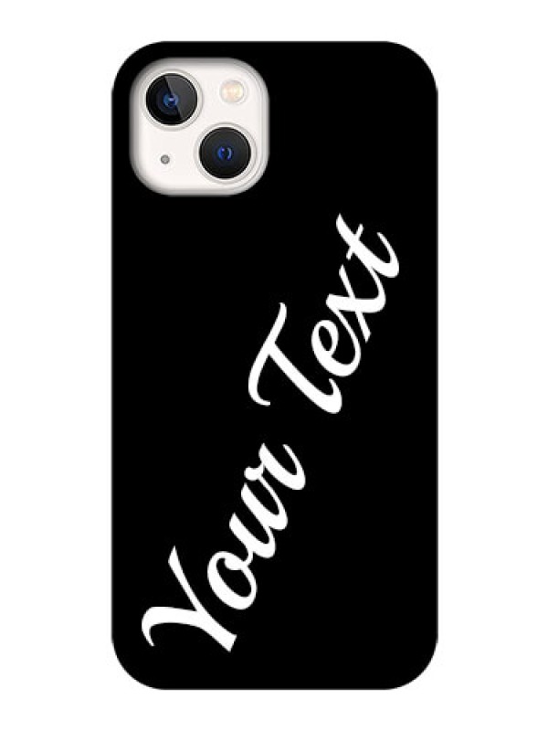 Custom iPhone 13 Custom Glass Mobile Cover with Your Name