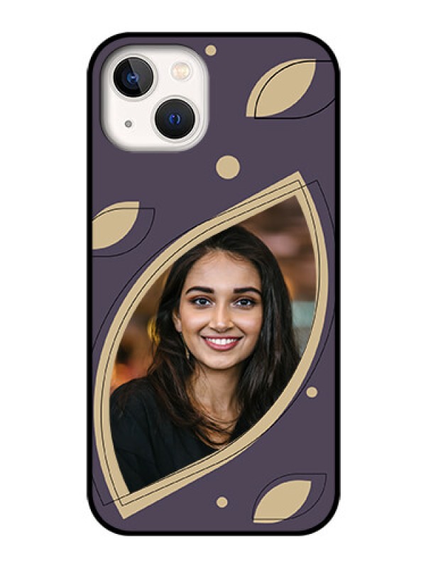 Custom iPhone 13 Custom Glass Mobile Case - Falling Leaf Design