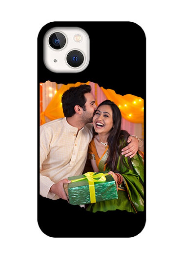 iPhone 13 Custom Glass Phone Case - Tear-off Design