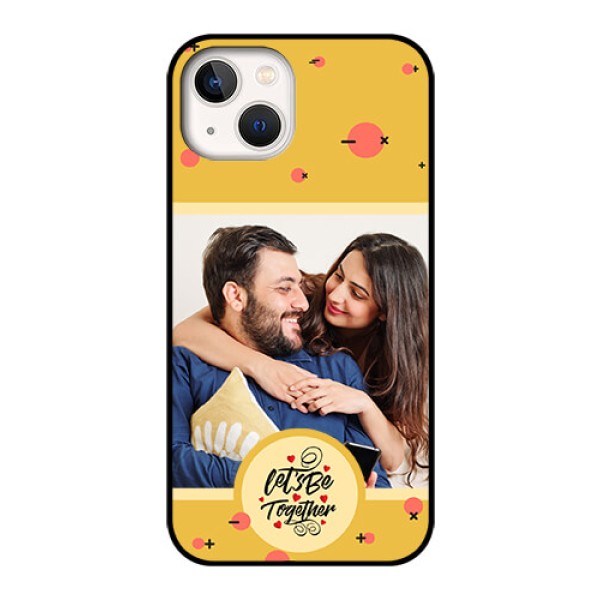 iPhone 13 Photo Printing on Glass Case - Lets be Together Design