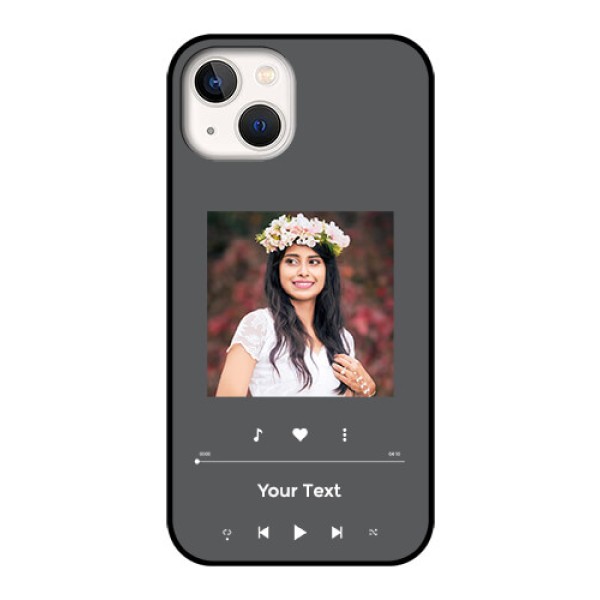 iPhone 13 Custom Glass Mobile Case - Play The Music Design