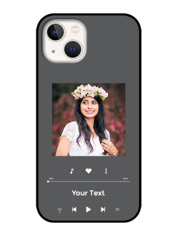 Custom iPhone 13 Custom Glass Mobile Case - Play The Music Design