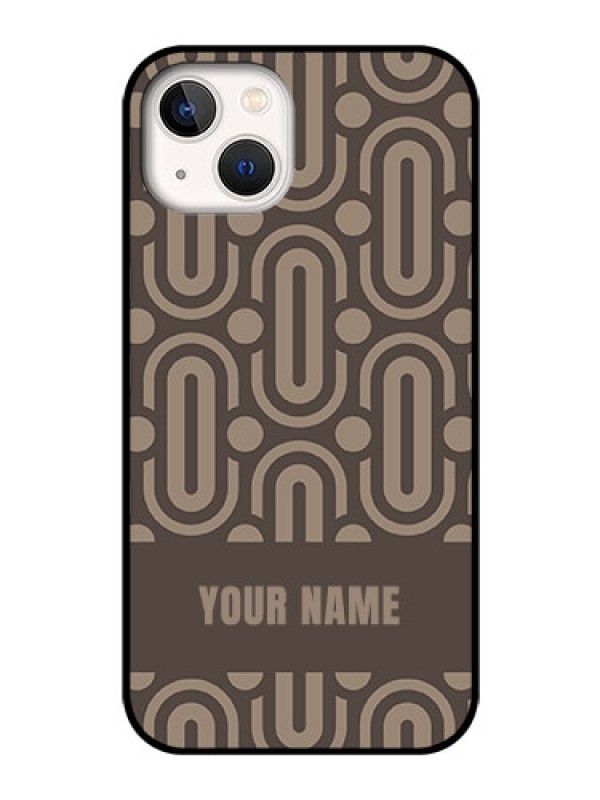 Custom iPhone 13 Custom Glass Phone Case - Captivating Zero Pattern Design