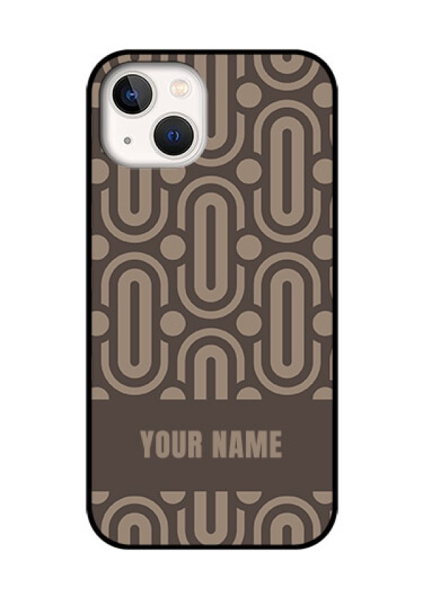 iPhone 13 Custom Glass Phone Case - Captivating Zero Pattern Design