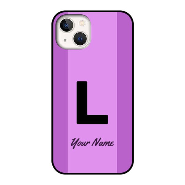 iPhone 13 Custom Glass Phone Case - Tricolor custom text Design iPhone 13 Custom Glass Phone Case - Tricolor custom text Design