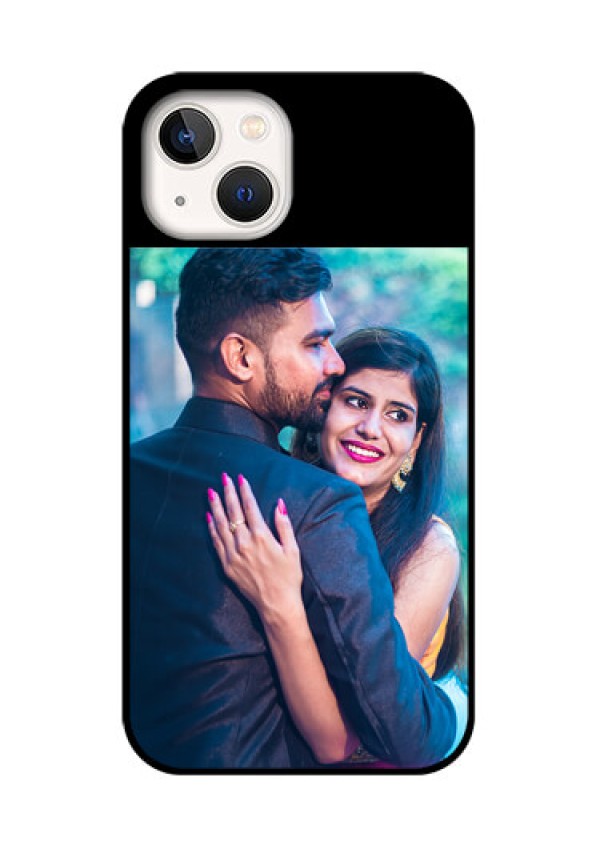 iPhone 13 Custom Glass Phone Case - Upload Full Picture With Custom Color Design
