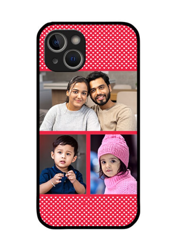 iPhone 14 Plus Personalized Glass Phone Case - Bulk Pic Upload Design