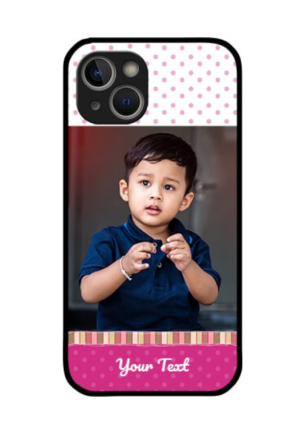 iPhone 14 Plus Photo Printing on Glass Case - Cute Girls Cover Design