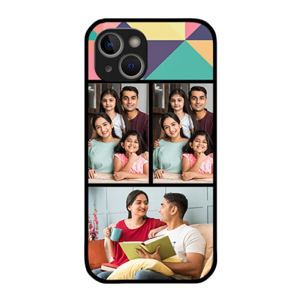 iPhone 14 Plus Custom Glass Phone Case - Bulk Pic Upload Design