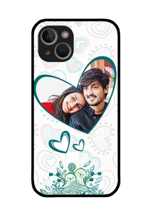 iPhone 14 Plus Photo Printing on Glass Case - Premium Couple Design