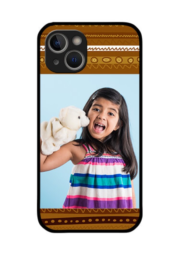 iPhone 14 Plus Custom Glass Phone Case - Friends Picture Upload Design