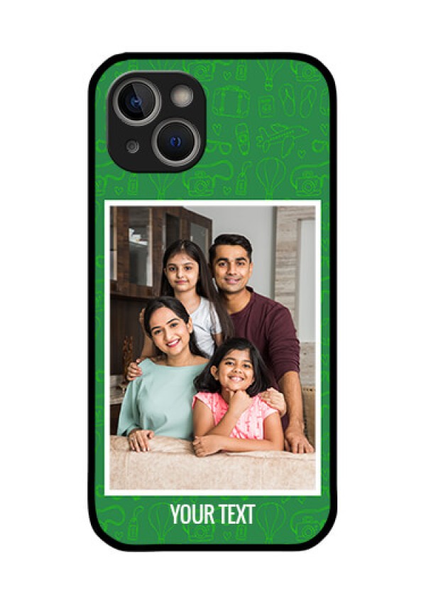 iPhone 14 Plus Personalized Glass Phone Case - Picture Upload Design