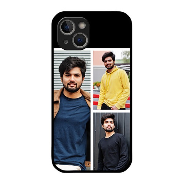 iPhone 14 Plus Photo Printing on Glass Case - Upload Multiple Picture Design