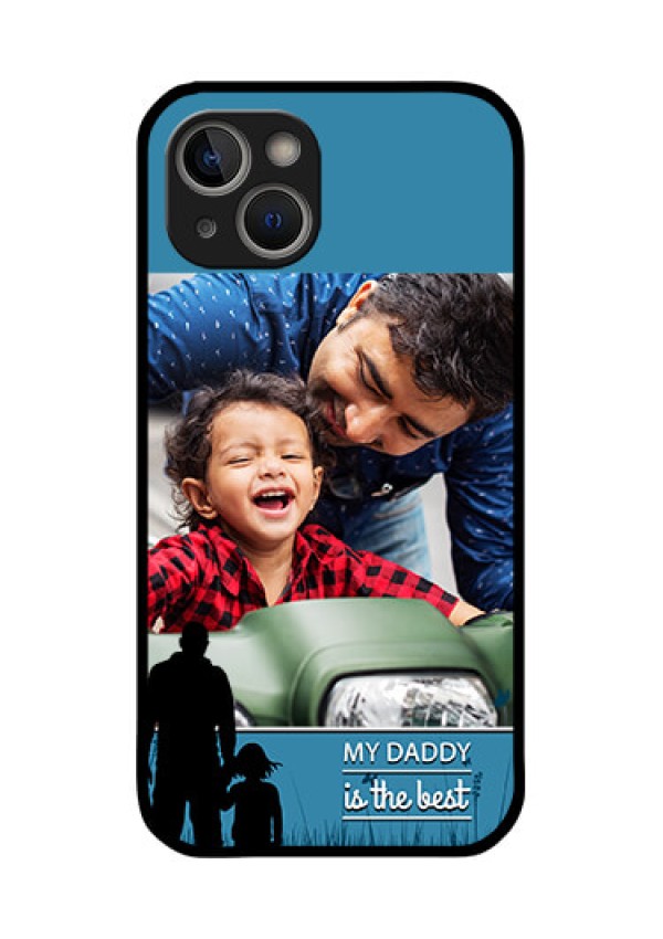 iPhone 14 Plus Custom Glass Mobile Case - Best dad design