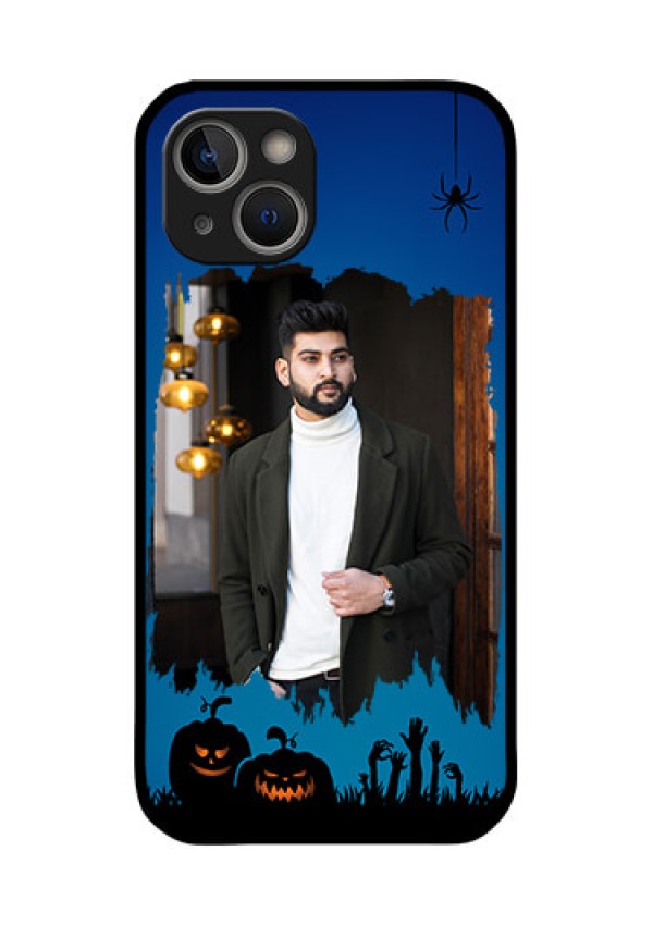 iPhone 14 Plus Photo Printing on Glass Case - with pro Halloween design