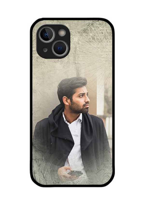 iPhone 14 Plus Custom Glass Phone Case - with vintage design