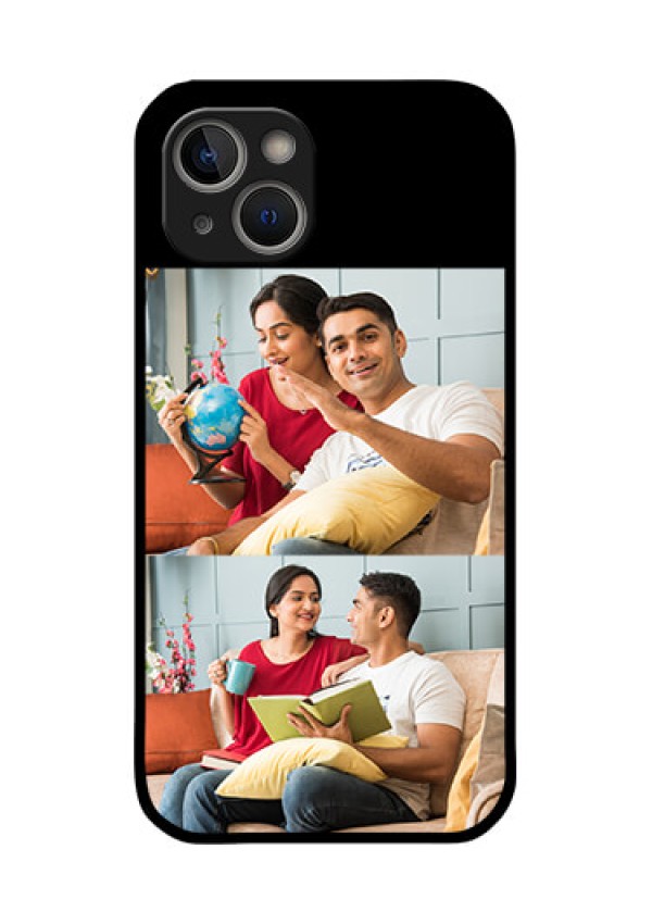 iPhone 14 Plus 2 Images on Glass Phone Cover