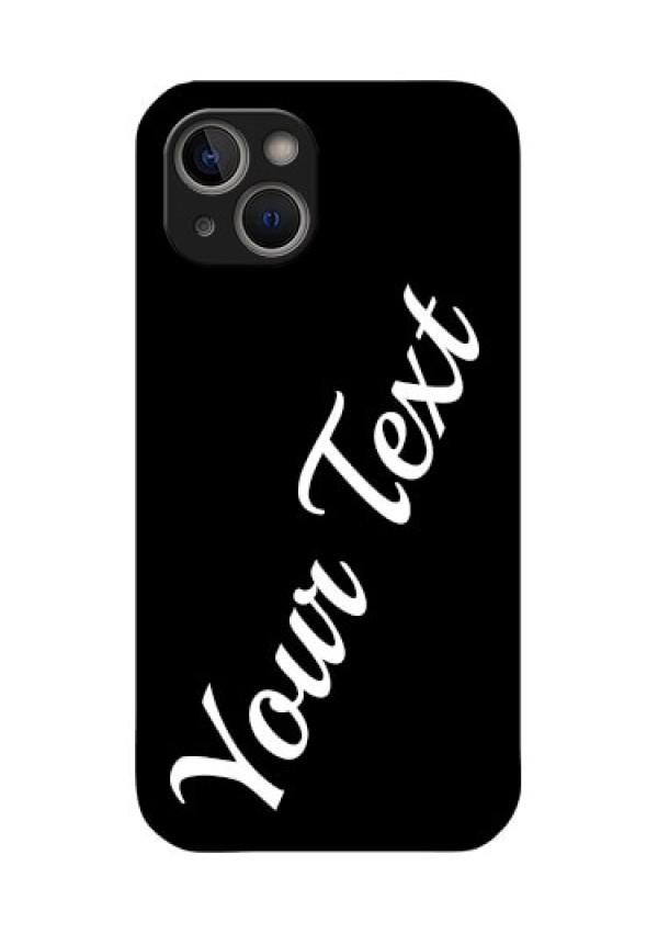 iPhone 14 Plus Custom Glass Mobile Cover with Your Name