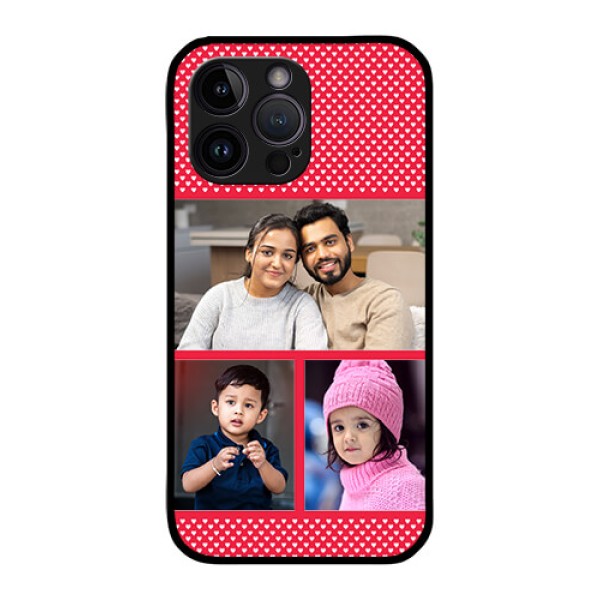 iPhone 14 Pro Max Personalized Glass Phone Case - Bulk Pic Upload Design iPhone 14 Pro Max Personalized Glass Phone Case - Bulk Pic Upload Design