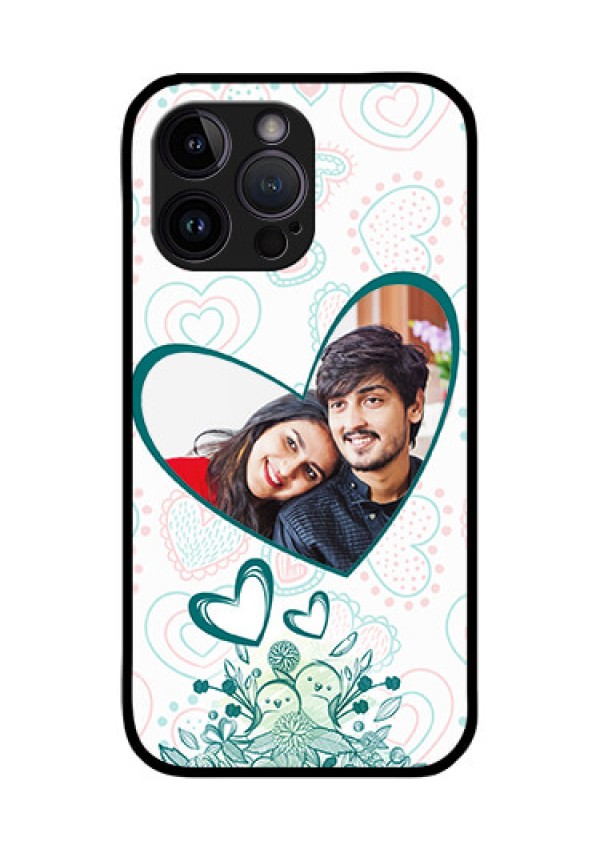 iPhone 14 Pro Max Photo Printing on Glass Case - Premium Couple Design
