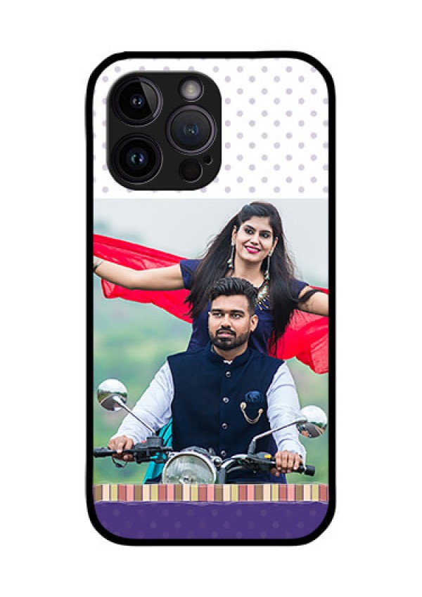 iPhone 14 Pro Max Photo Printing on Glass Case - Cute Family Design